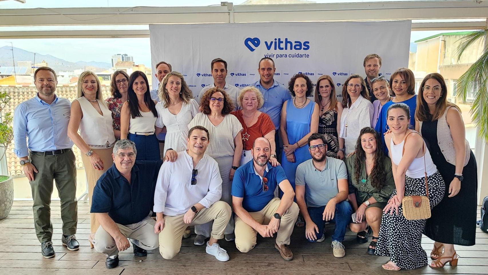 Equipo médico de Vithas Málaga.