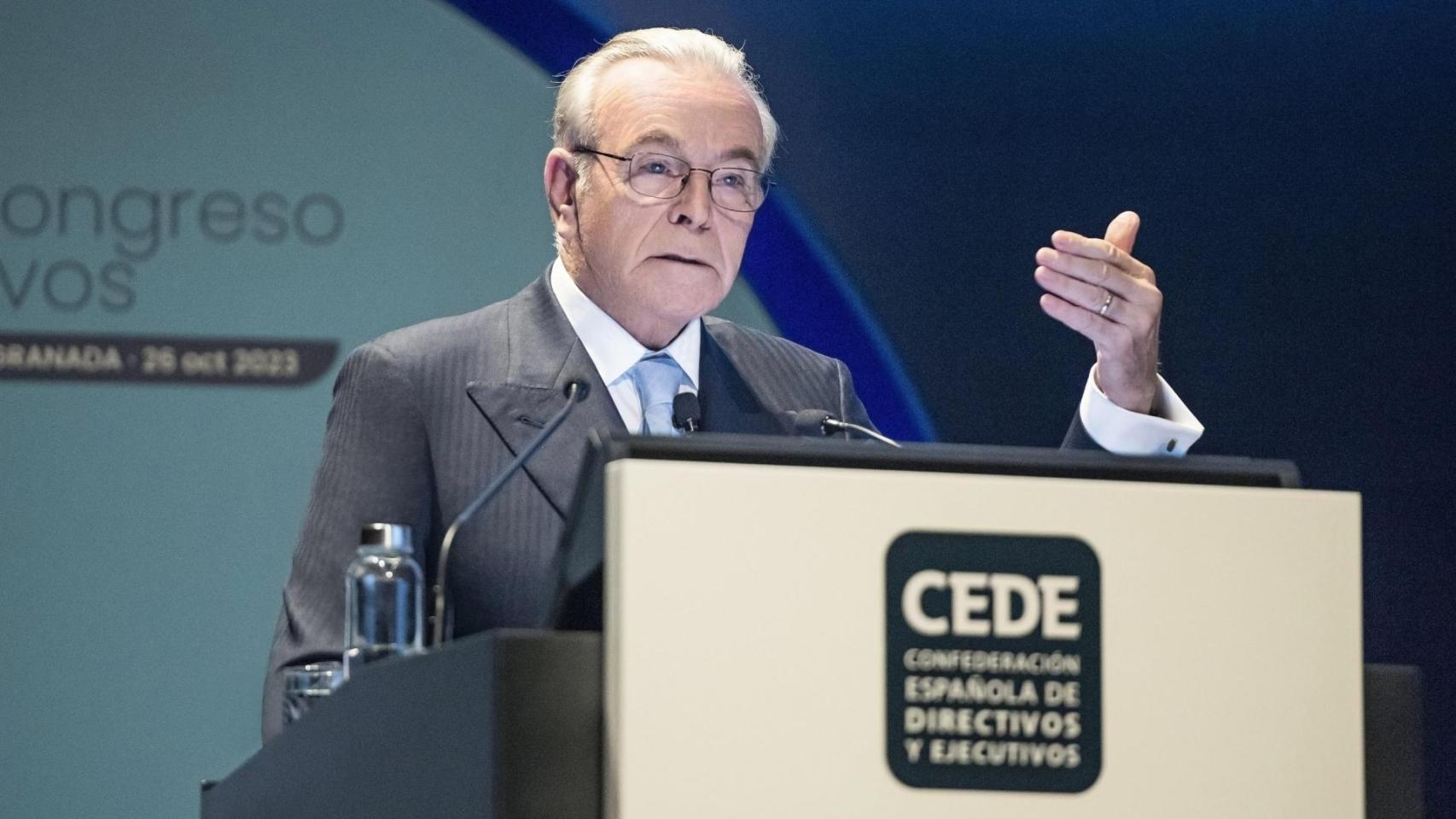 Isidro Fainé, presidente de la Fundación CEDE.