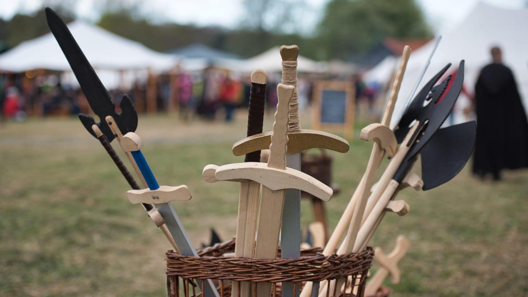 Imagen de archivo de una feria medieval