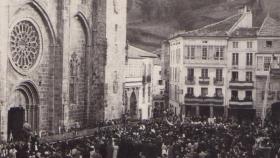 Foto antigua de Mondoñedo (Lugo)