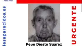 Pepe Dieste Suárez, desaparecido en Vilagarcía de Arousa.