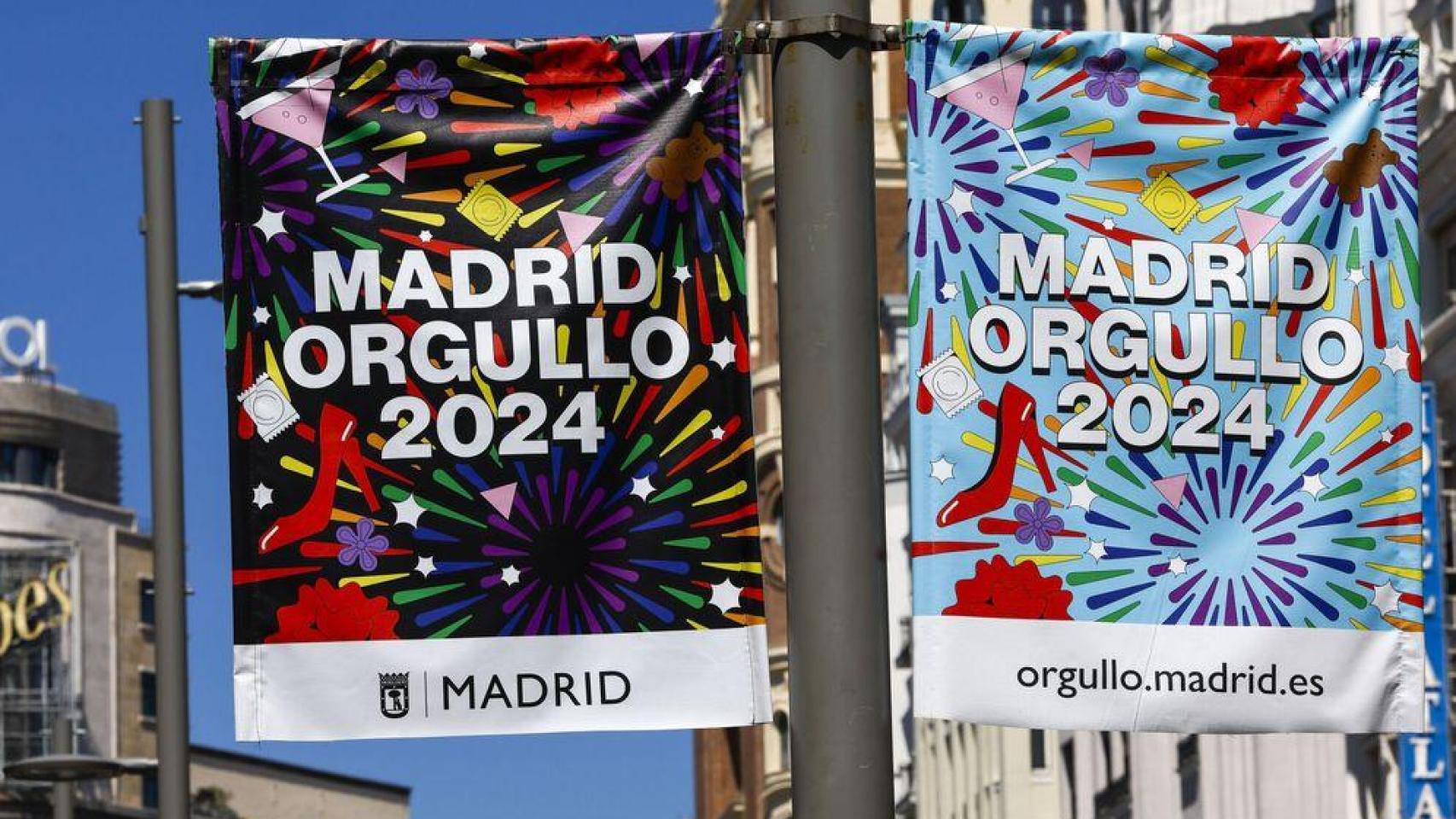 Cartel de las fiestas del Orgullo de Madrid.
