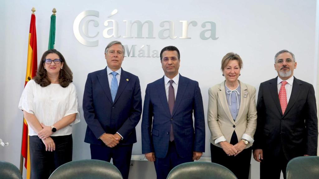 Visita del embajador irakí a la Cámara de Comercio de Málaga.