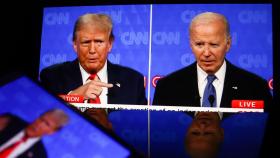 Trump y Biden en el debate presidencial. Foto: Europa Press.