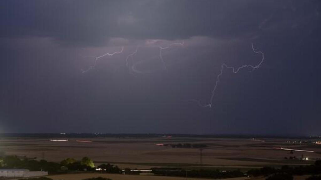 Un rayo en la provincia de Salamanca