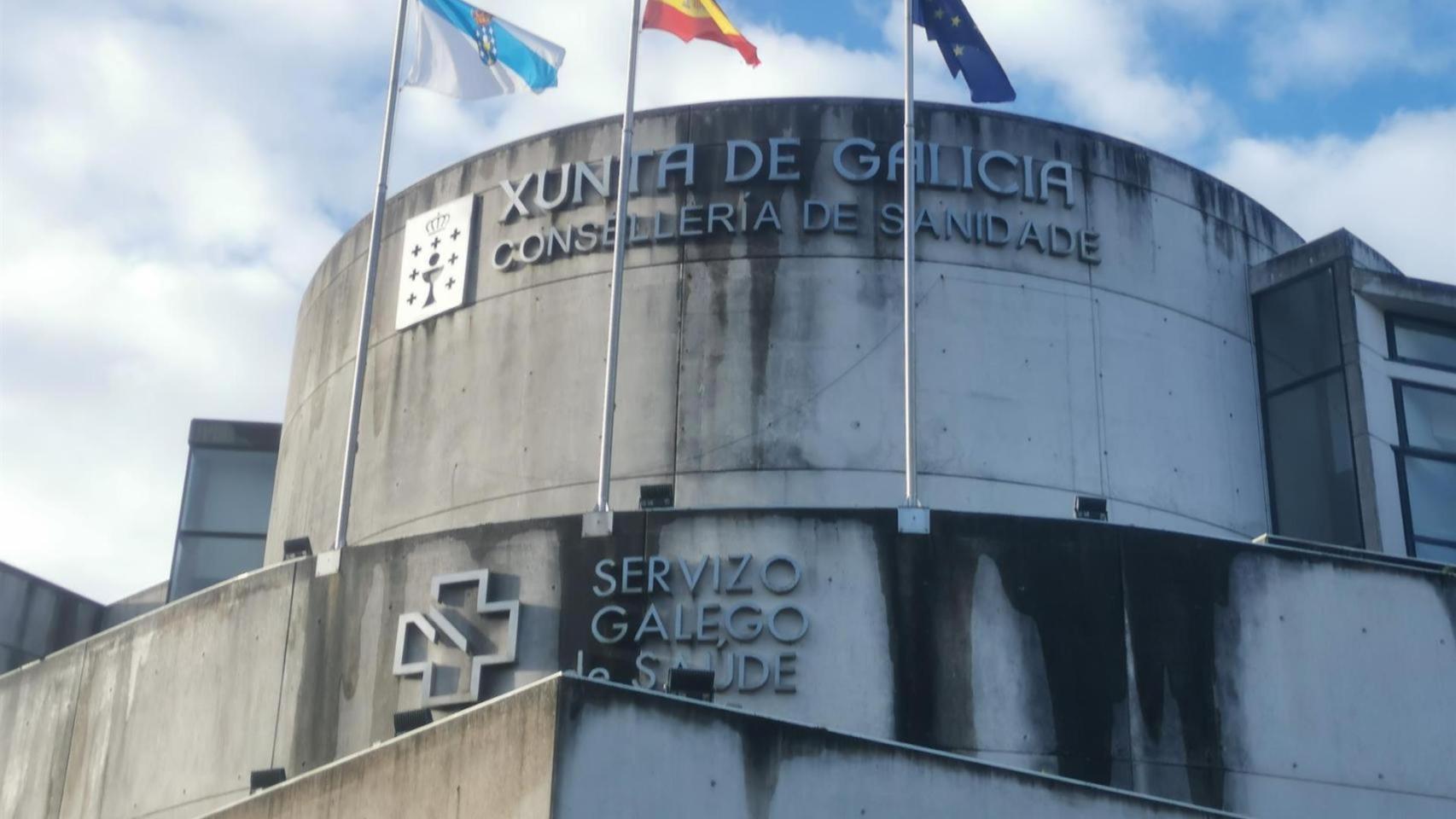 Consellería de Sanidade, en Santiago.