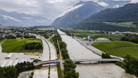 Inundaciones en Suiza.