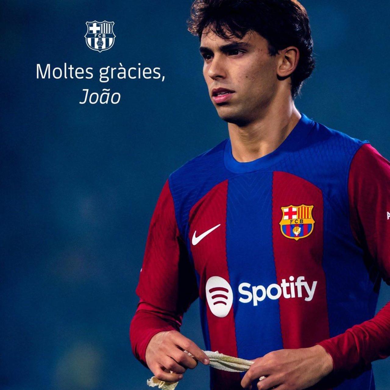 La despedida del Barça a Joao Félix.