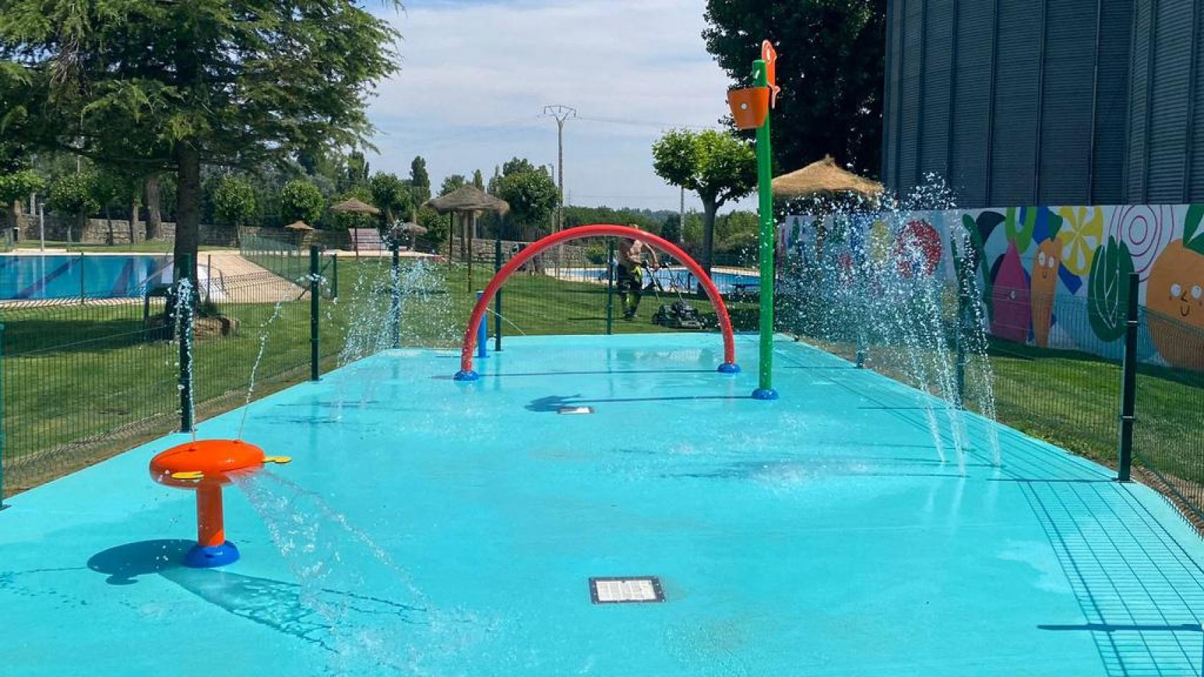 Imagen de la nueva zona de piscinas de Medina de Rioseco