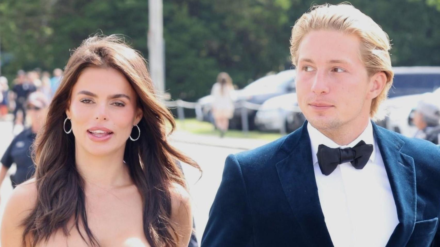 Constantino de Grecia y Brooks Nader en la boda de Olivia Culpo.