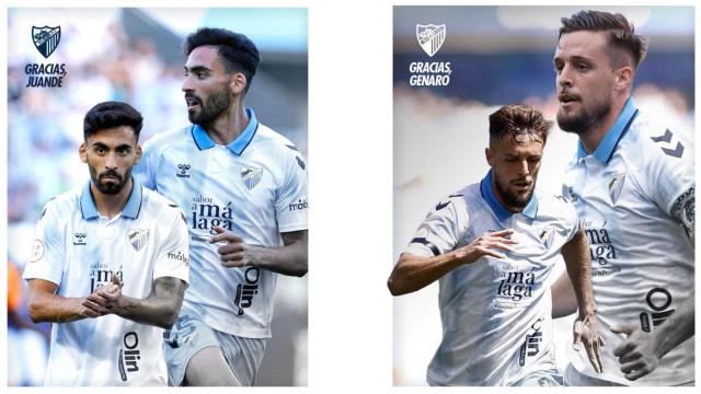 Genaro y Juande no seguirán en el Málaga CF