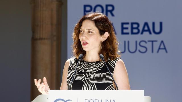 Isabel Díaz Ayuso, en la conferencia de presidentes autonómicos del PP en Salamanca