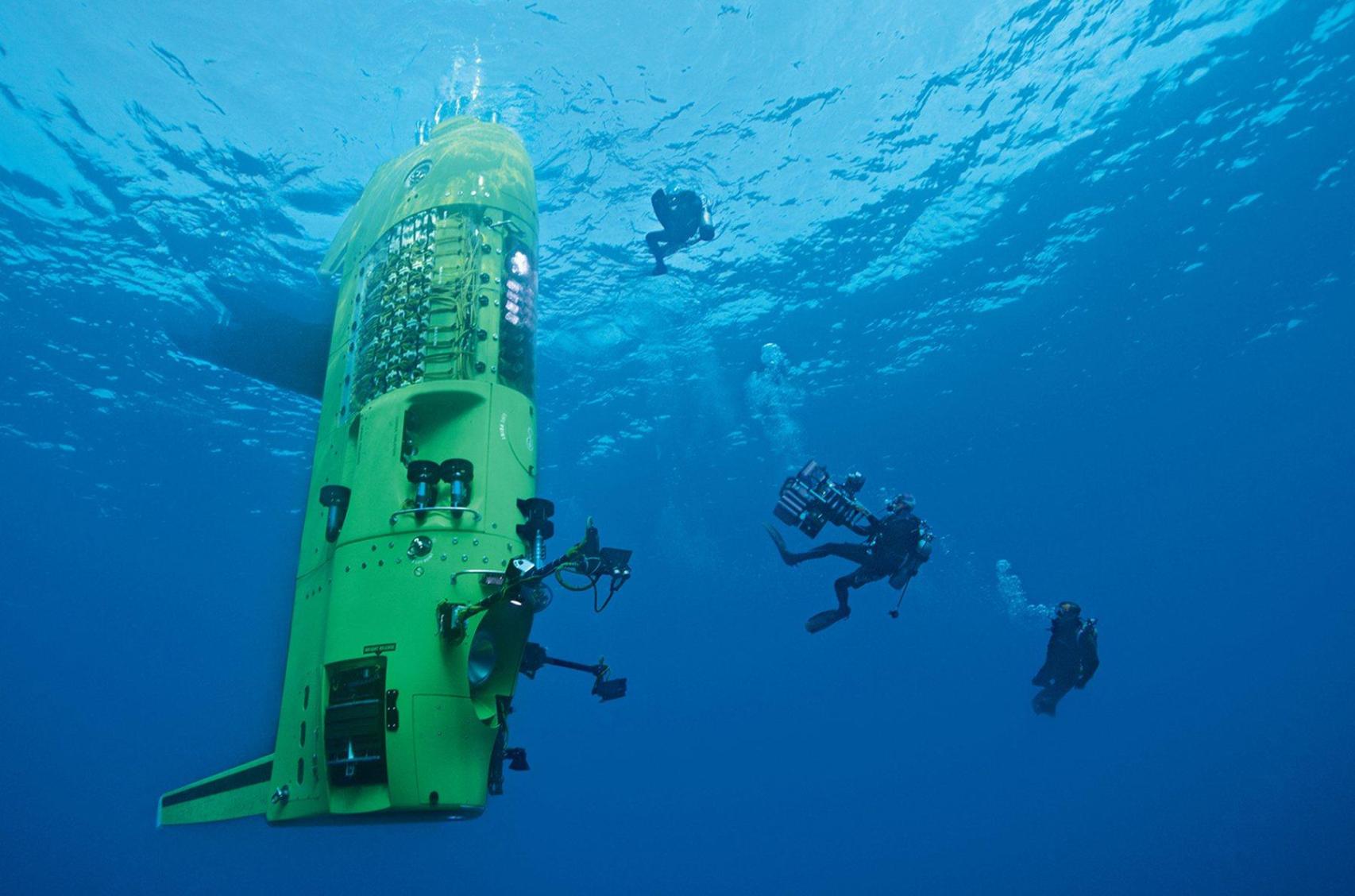 Uno de los submarinos que conoció el abismo de Challenger.