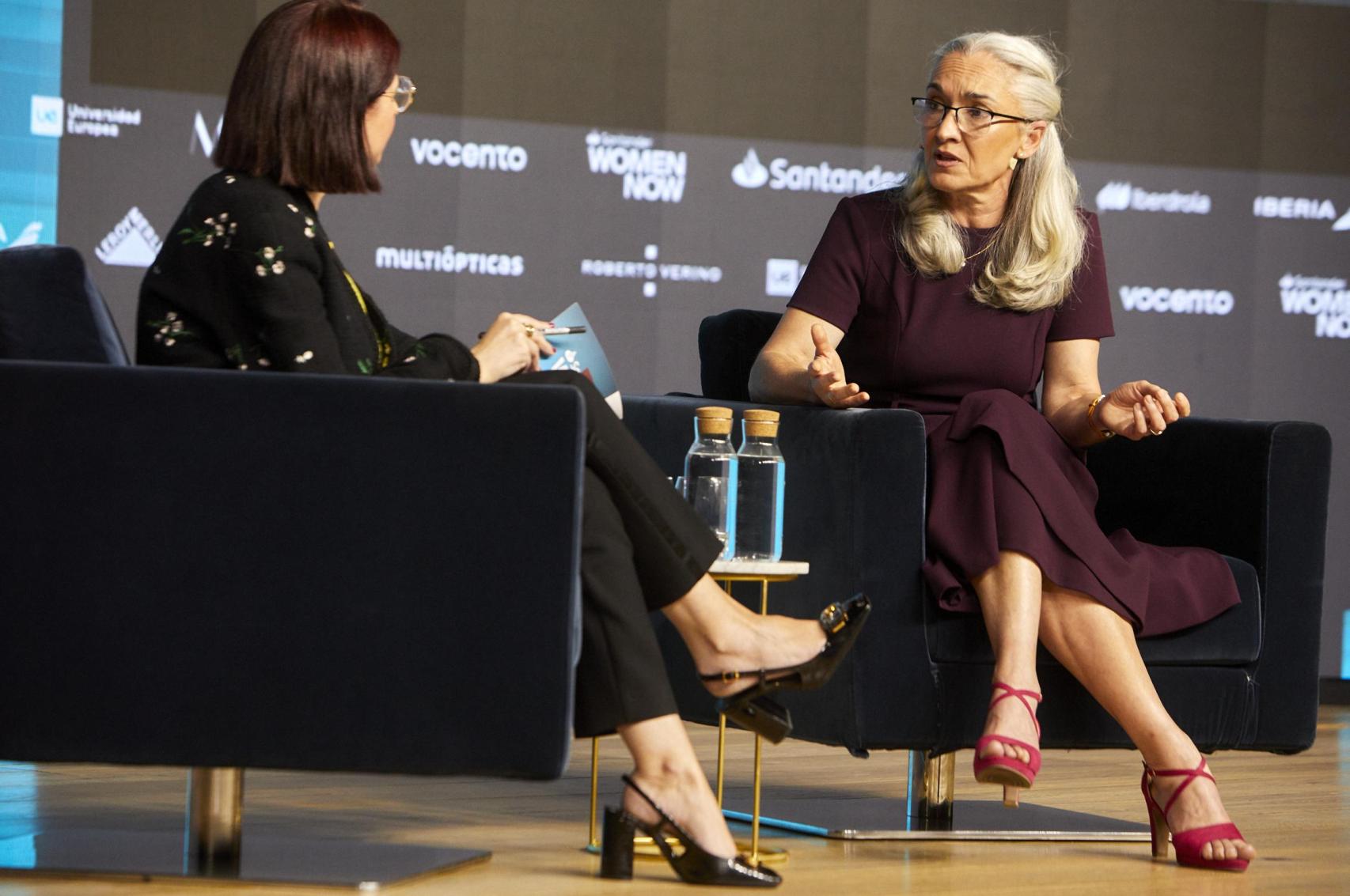 Eva Nogales durante su intervención en el Santander WomenNOW.