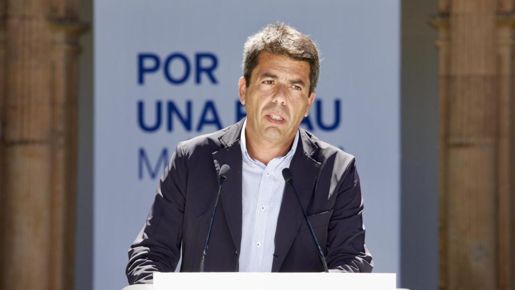 Carlos Mazó, presidente de la Comunidad de Valencia, en Salamanca