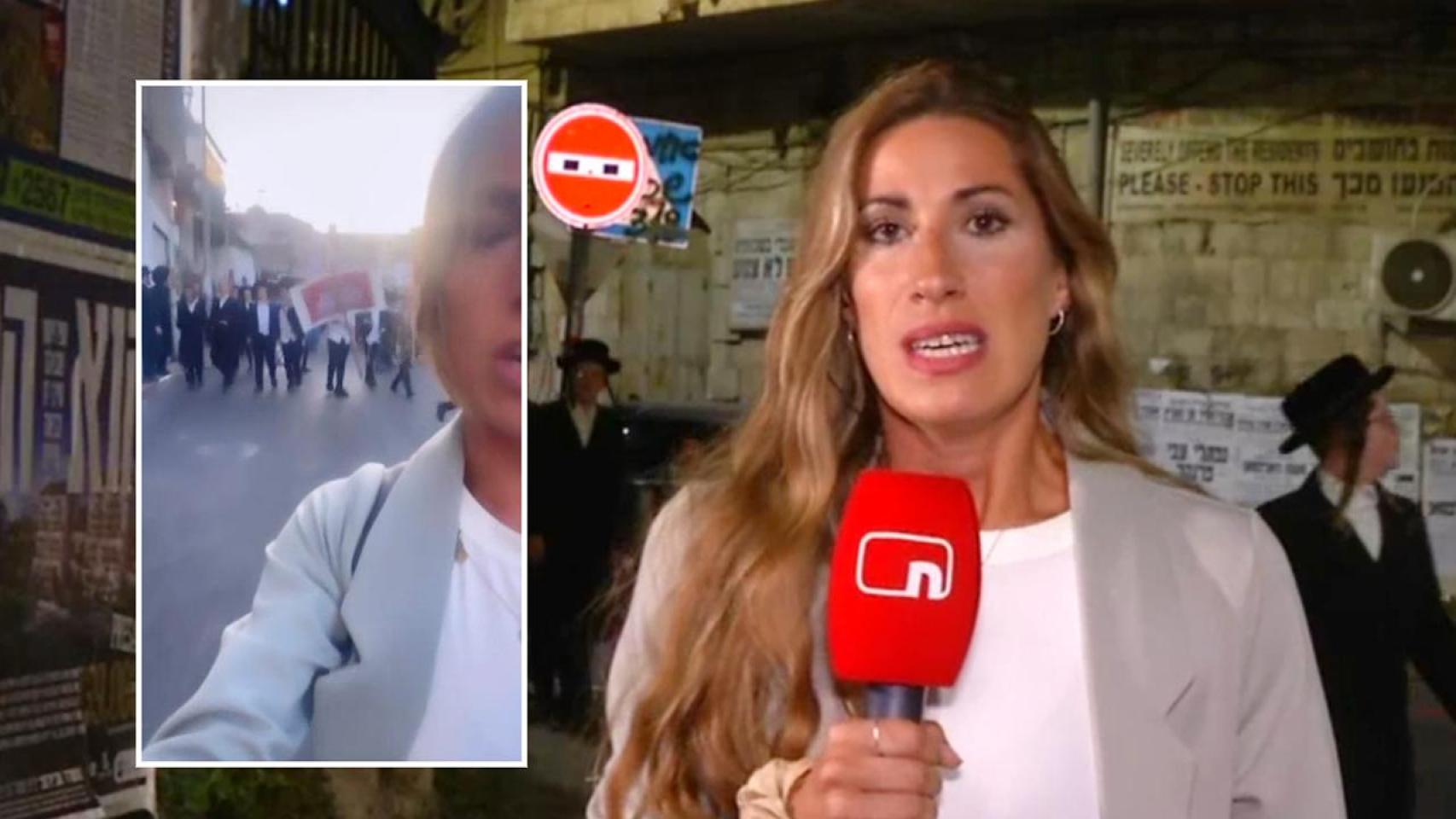 Lara Escudero, reportera de 'Noticias Cuatro'