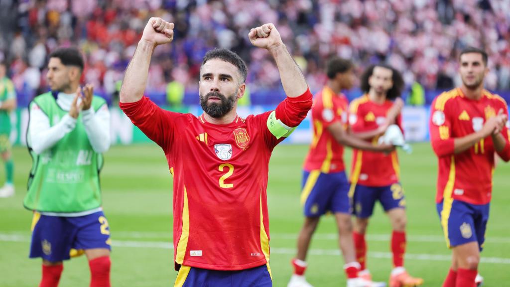 Dani Carvajal durante la UEFA Euro2024