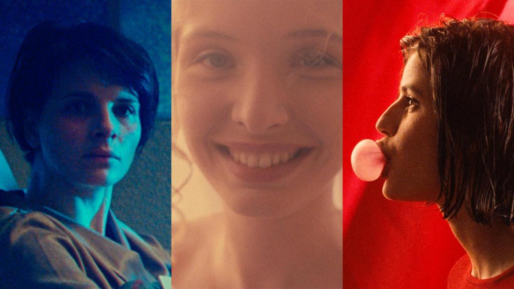 Juliette Binoche, Julie Delpy  e  Irène Jacob, en 'Azul', 'Blanco' y 'Rojo'