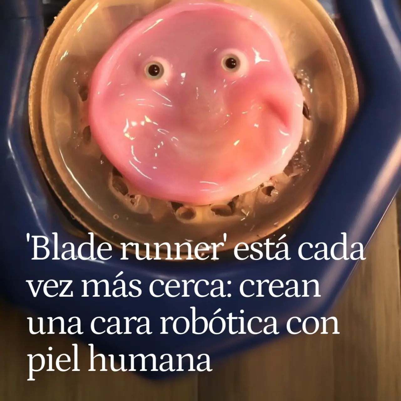 'Blade runner' está cada vez más cerca: crean una cara robótica con piel humana capaz de sonreír