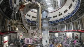 Interior de las instalaciones del ITER.