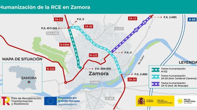 Humanización de las avenidas de Zamora
