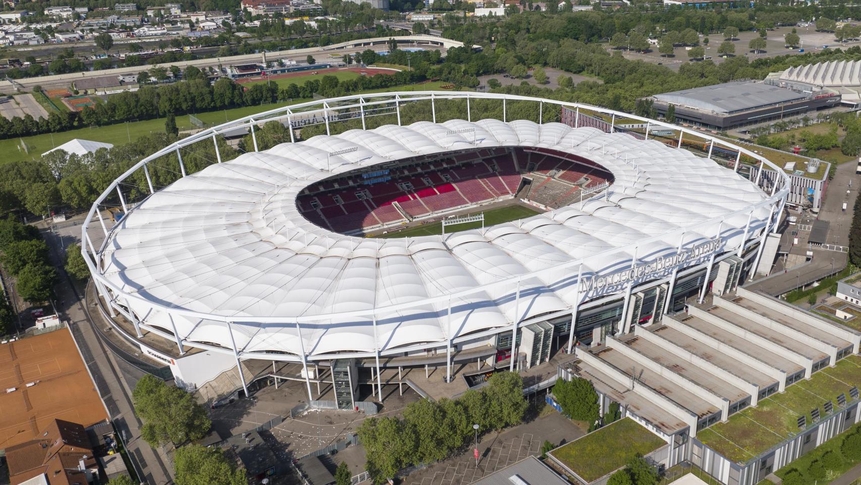 Stuttgart Arena, la casa del equipo alemán VfB Stuttgart