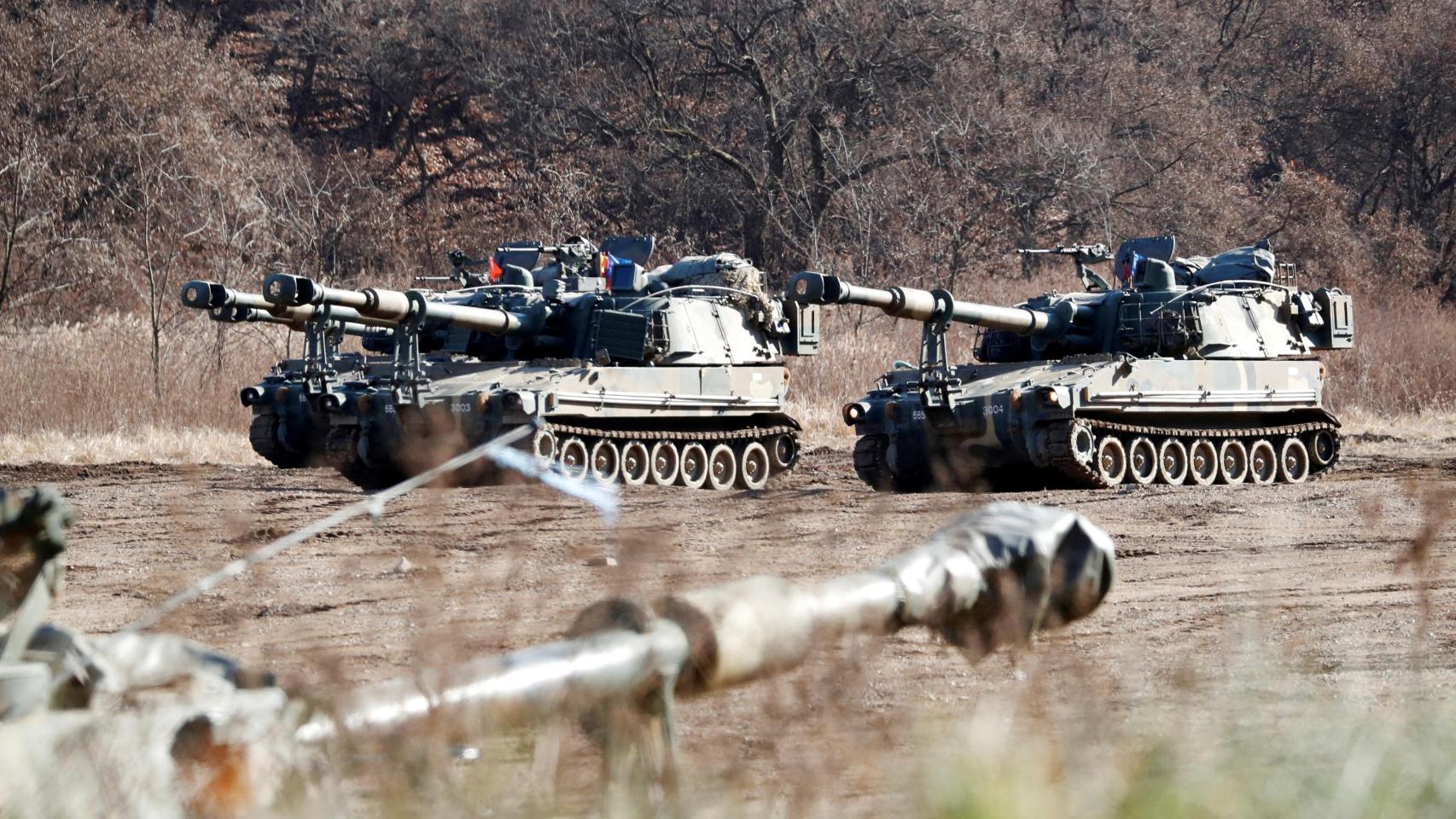 Tanques de Corea del Sur en 2017. Imagen de archivo.