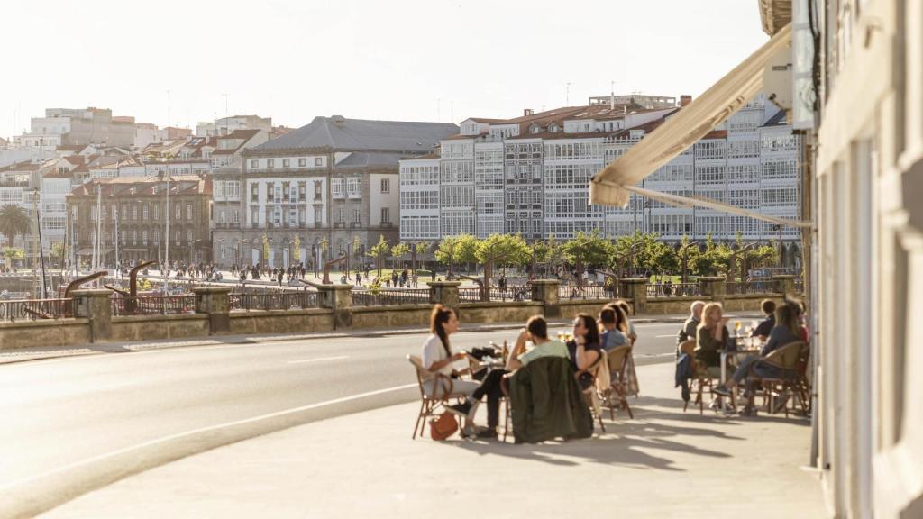 La zona de La Marina en A Coruña.