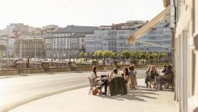 La zona de La Marina en A Coruña.