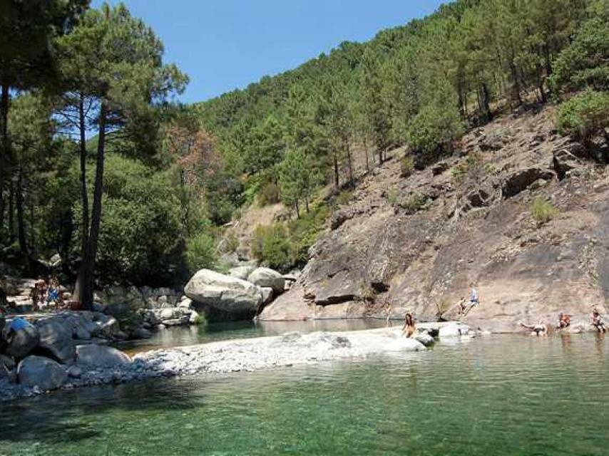 Imagen del Charco Verde, en Guisando (Ávila)