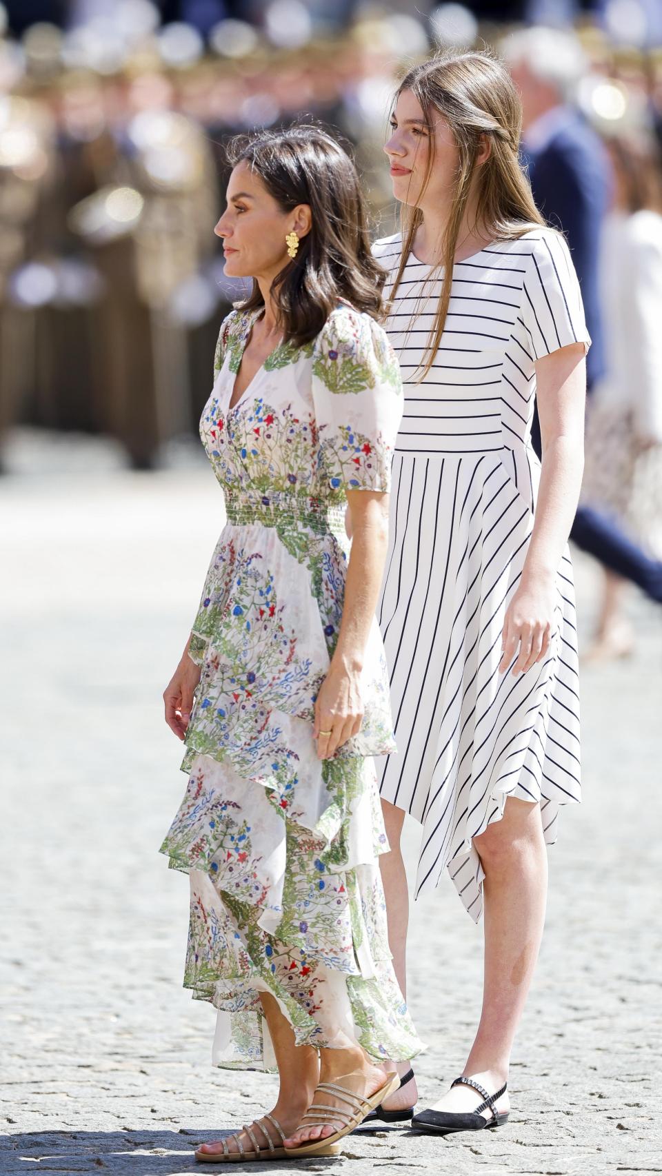 La reina Letizia y la infanta Sofía.