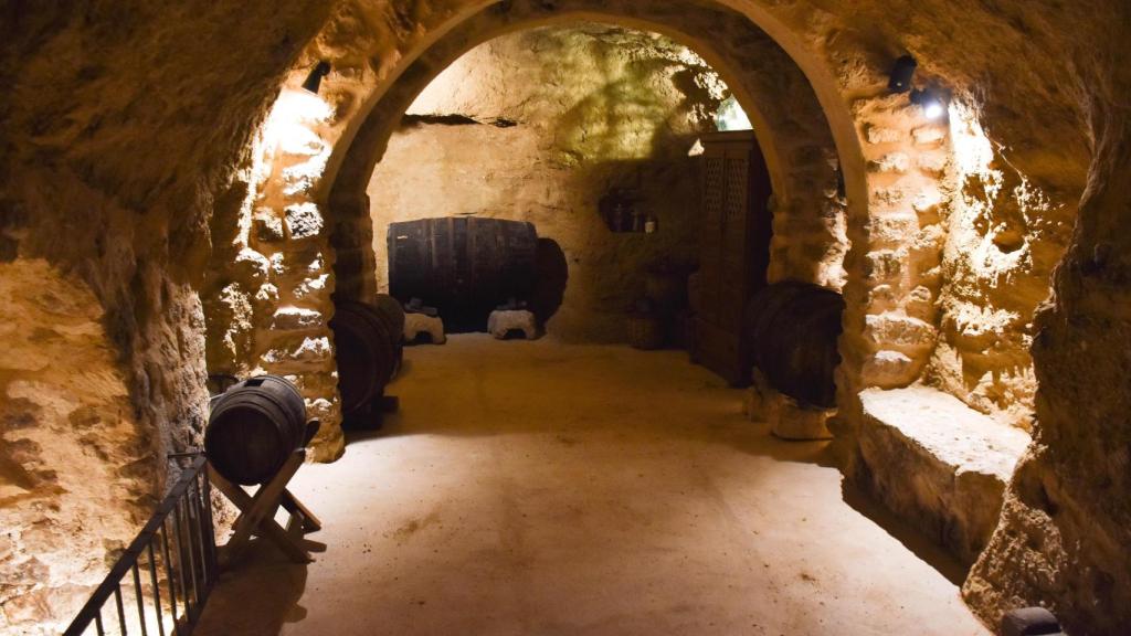 Zona de degustación de la nueva bodega de Trigueros del Valle