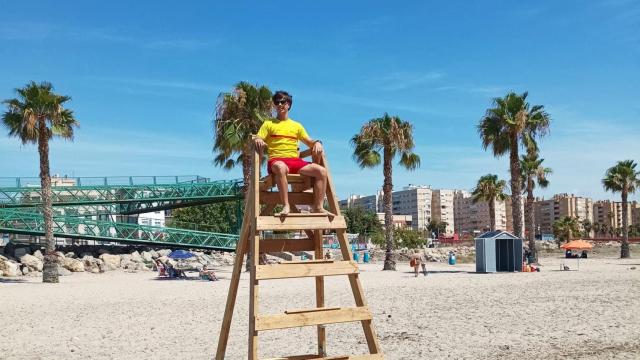 La playa de San Gabriel en Alicante estrena servicio de socorrismo.