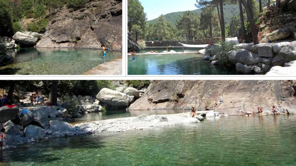 Imágenes del Charco Verde, en el municipio abulense de Guisando