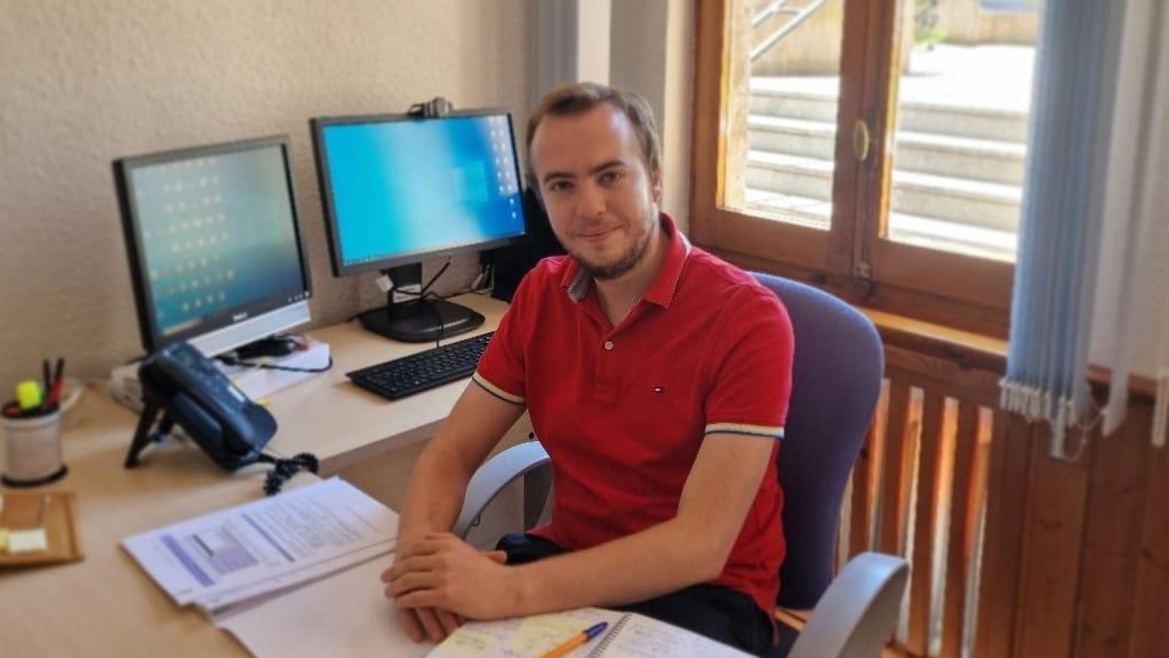 Jaime Bes, el vallisoletano que ha logrado una plaza de funcionario con 22 años