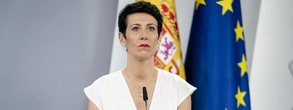 La ministra de Inclusión, Seguridad Social y Migraciones, Elma Saiz.