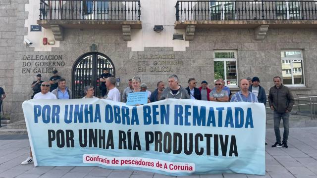 Protesta de la pesca en A Coruña.