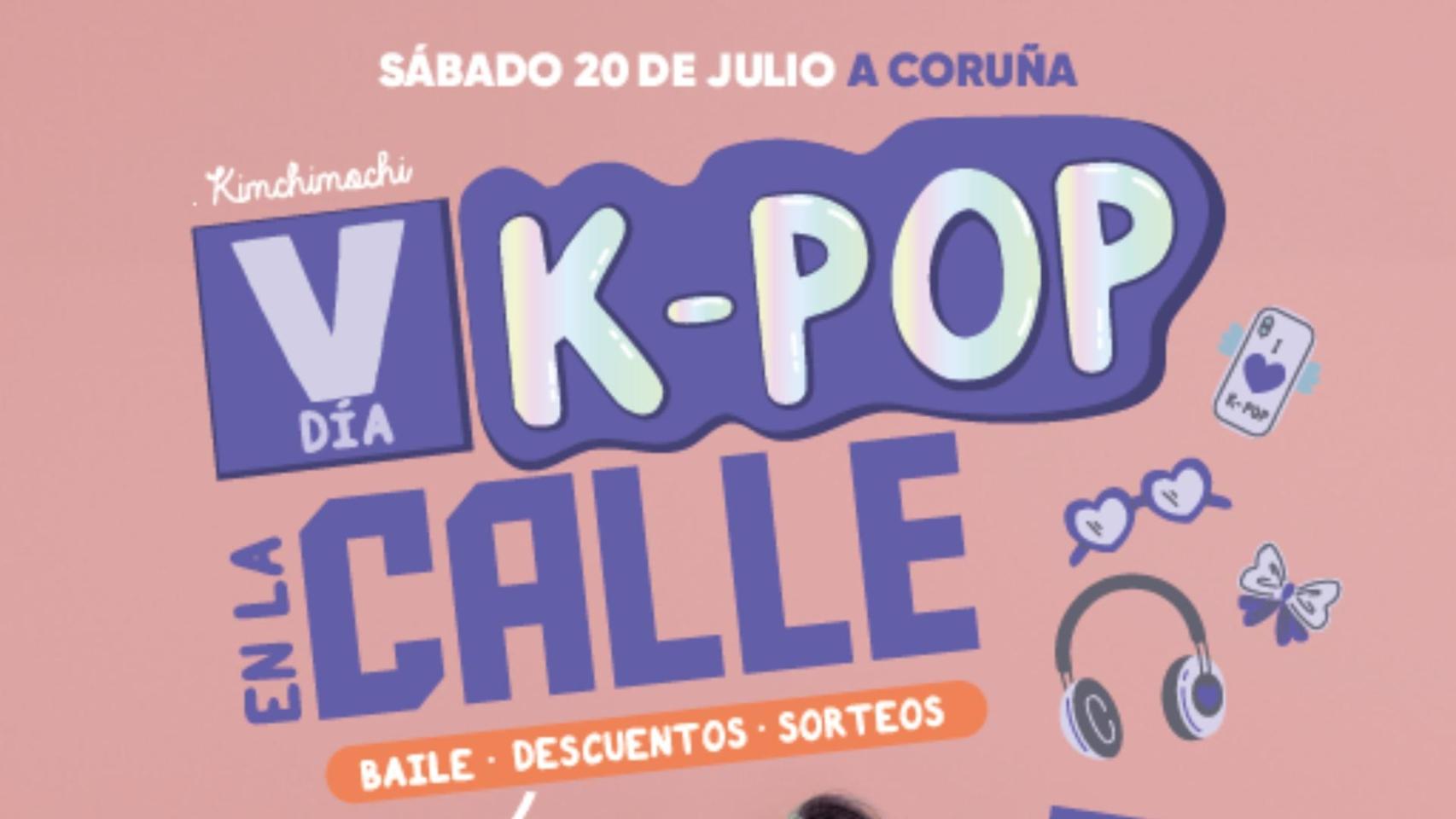 A Coruña acoge el 20 de julio la V edición del Día de K-pop en la calle.