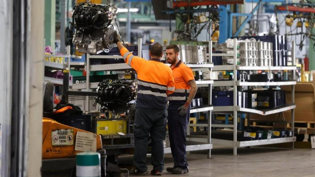 Empleados de Ford Almussafes.