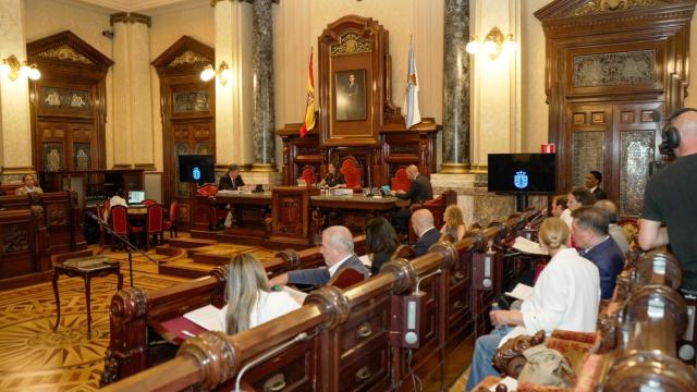 Pleno municipal de A Coruña