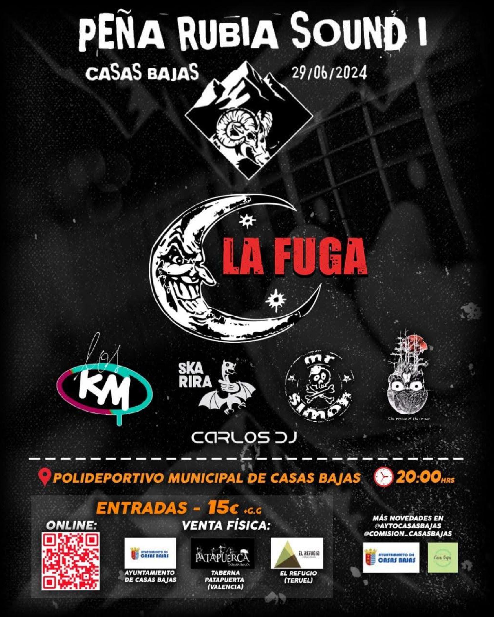 Cartel de la primera edición del Festival 'Peña Rubia Sound'. EE