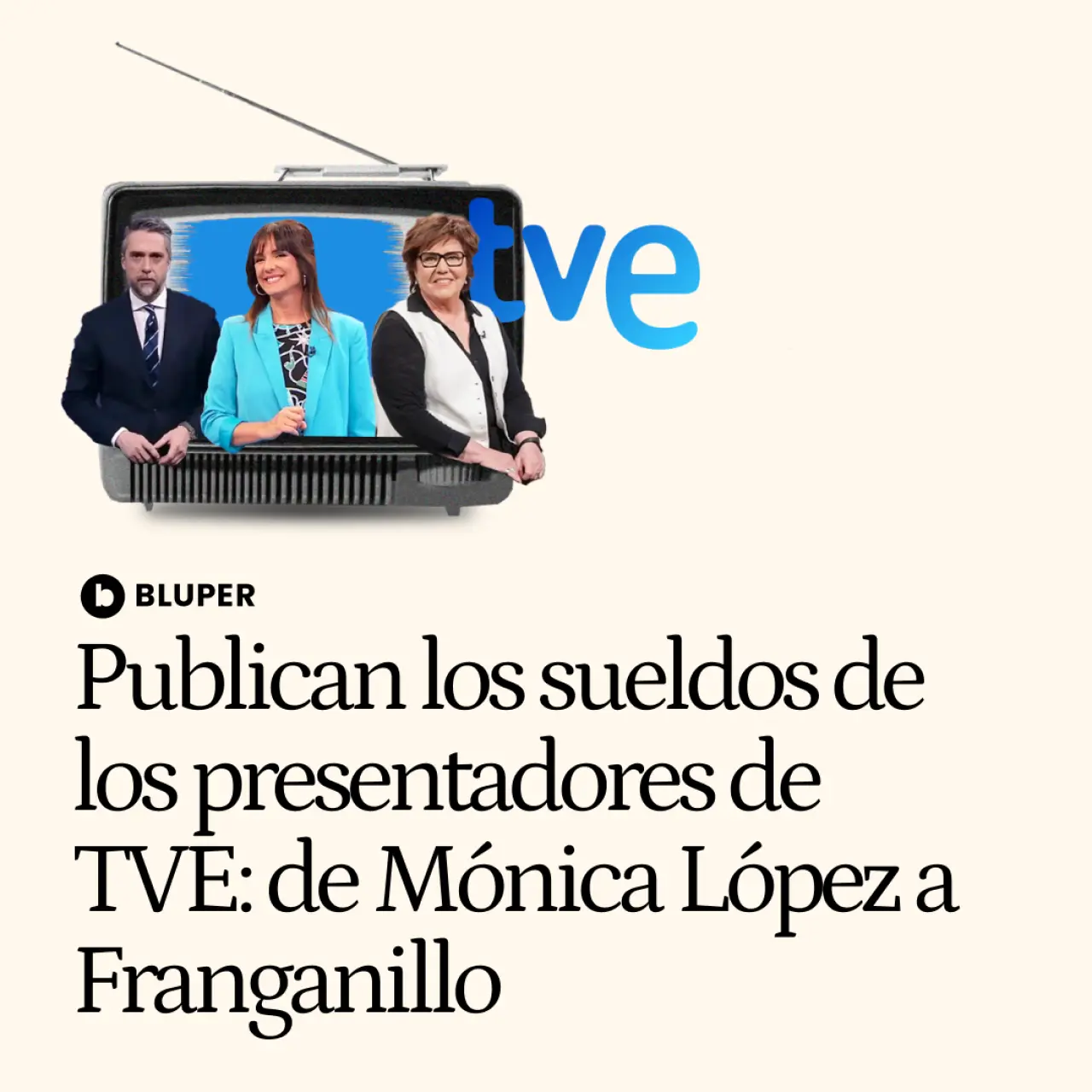 Desvelados los sueldos de los presentadores de TVE: de Carlos Franganillo a Mónica López y María Escario