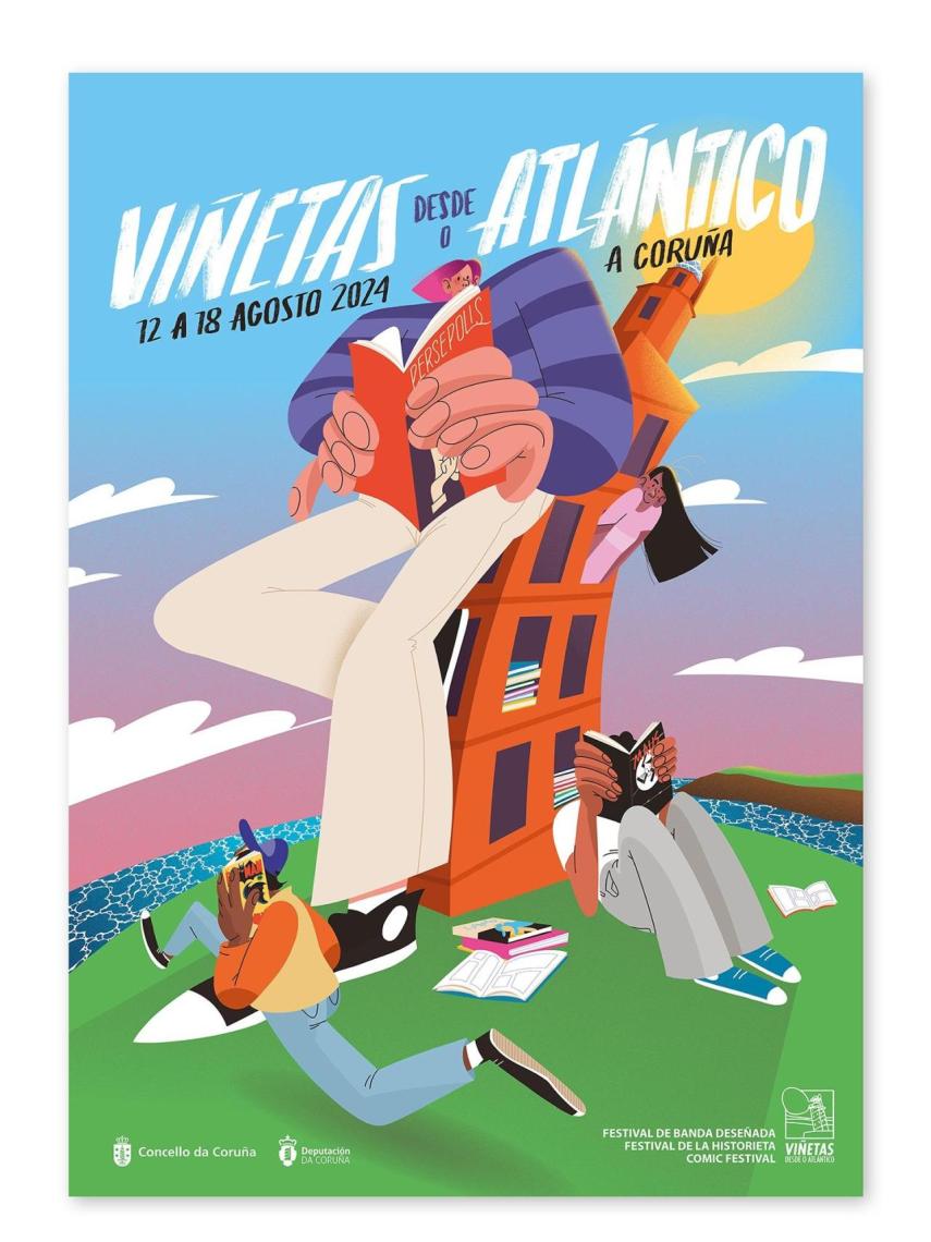 Cartel de Viñetas desde o Atlántico 2024