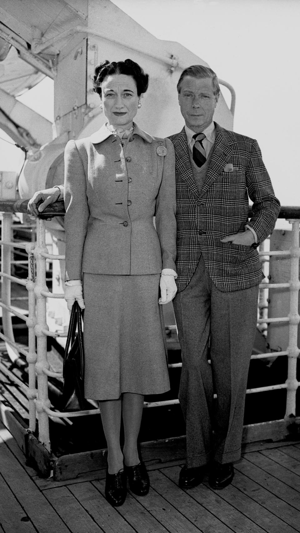 Eduardo VIII y Wallis Simpson en una imagen de archivo de 1947.