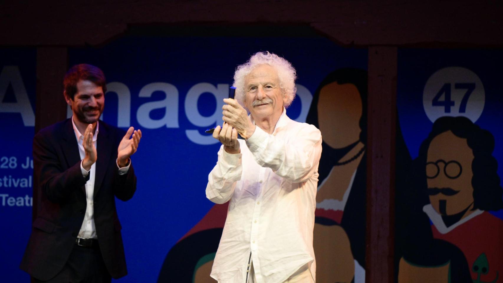 Rafael Álvarez 'El Brujo' recibe el Premio Corral de Comedias. Foto: Pablo Lorente