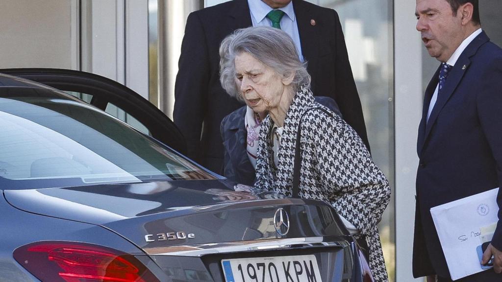 Irene de Grecia, hermana de la reine emérita, el pasado 12 de abril en Madrid.