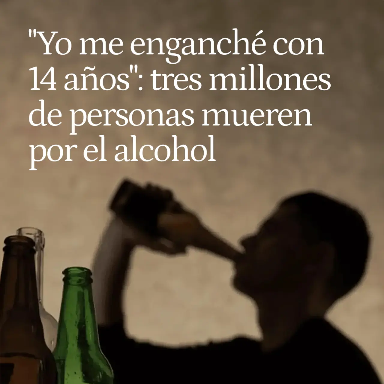 "Yo me enganché con 14 años": ya hay tres millones de personas que mueren por el consumo de alcohol