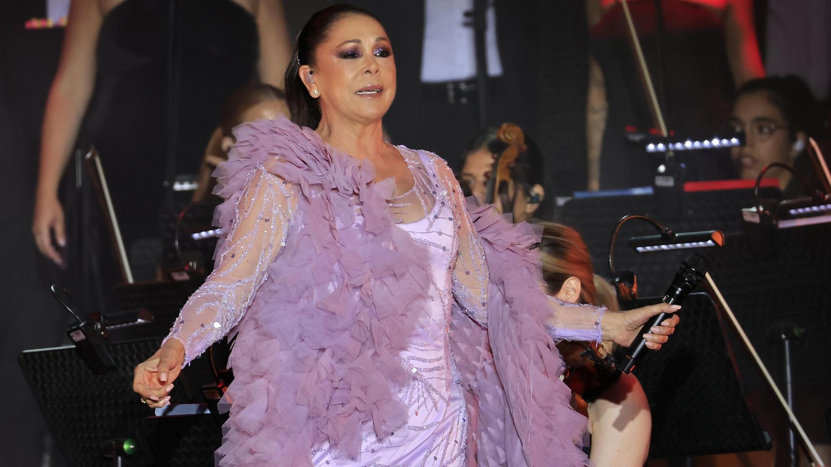 Isabel Pantoja en su concierto de Illescas el pasado 22 de junio.
