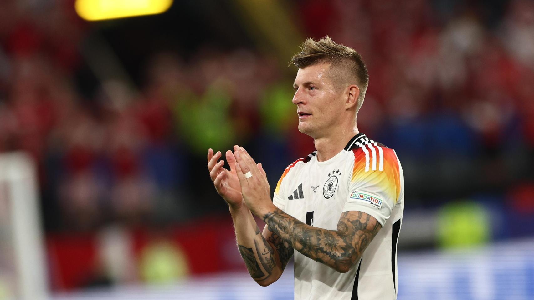 Toni Kroos, con la selección de Alemania durante la Eurocopa