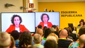 Marta Rovira comparece por videoconferencia ante el Consejo Nacional de ERC.